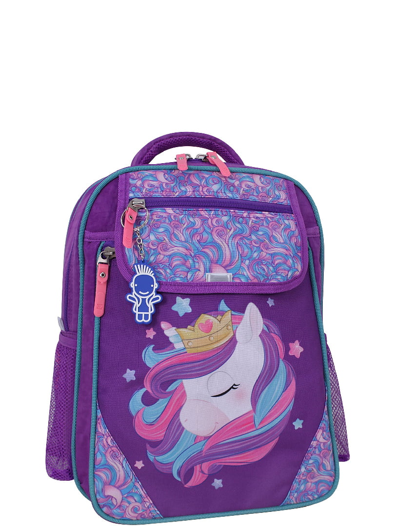Рюкзак фіолетовий з принтом | 6035205