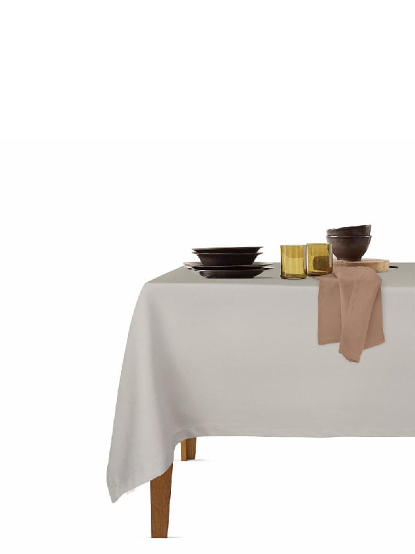 Набор столовый: скатерть (140х180 см) и салфетки (35х35 см, 4 шт.) Quartz/Chocolate | 6036134
