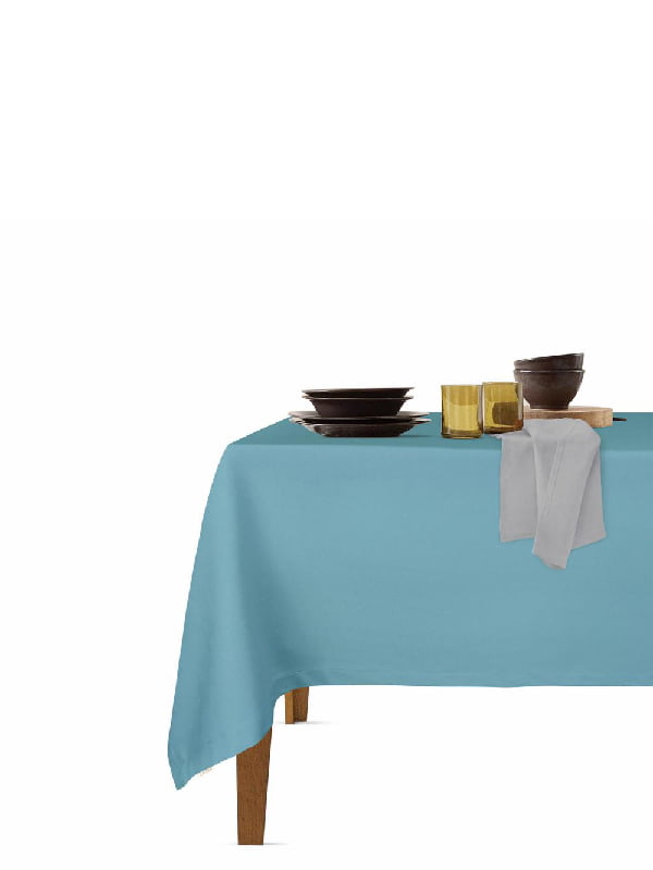 Набор столовый: скатерть (140х180 см) и салфетки (35х35 см, 4 шт.) Sky/Grey | 6036135