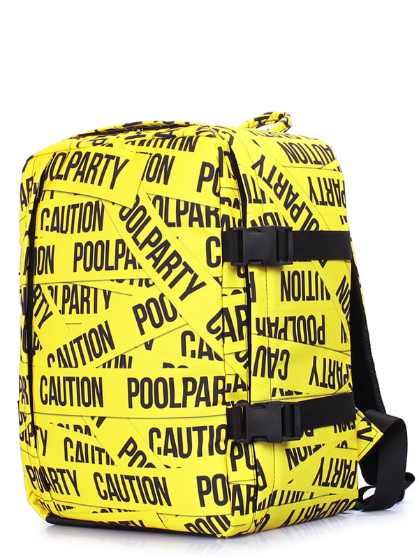 Рюкзак жовтий із принтом | 6041159