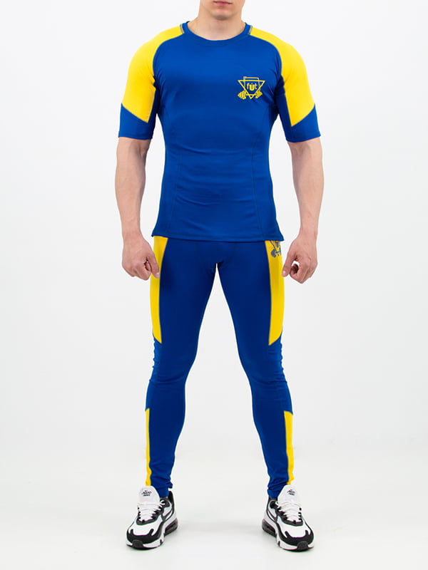 Комплект спортивной одежды: футболка и тайтсы | 6048560