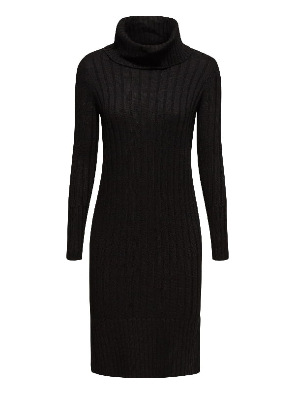 Сукня-светр чорна | 6050031