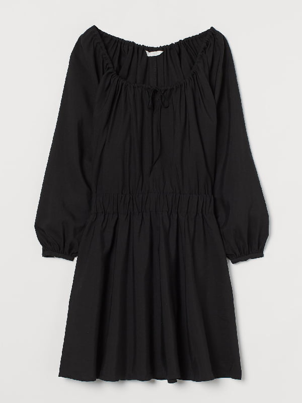 Платье А-силуэта черное | 5939133