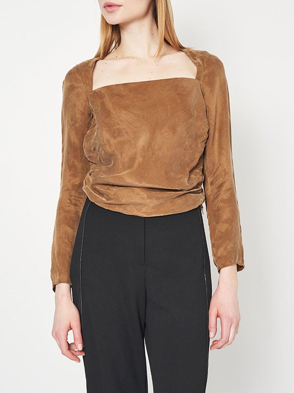 Блуза коричневая | 6069676
