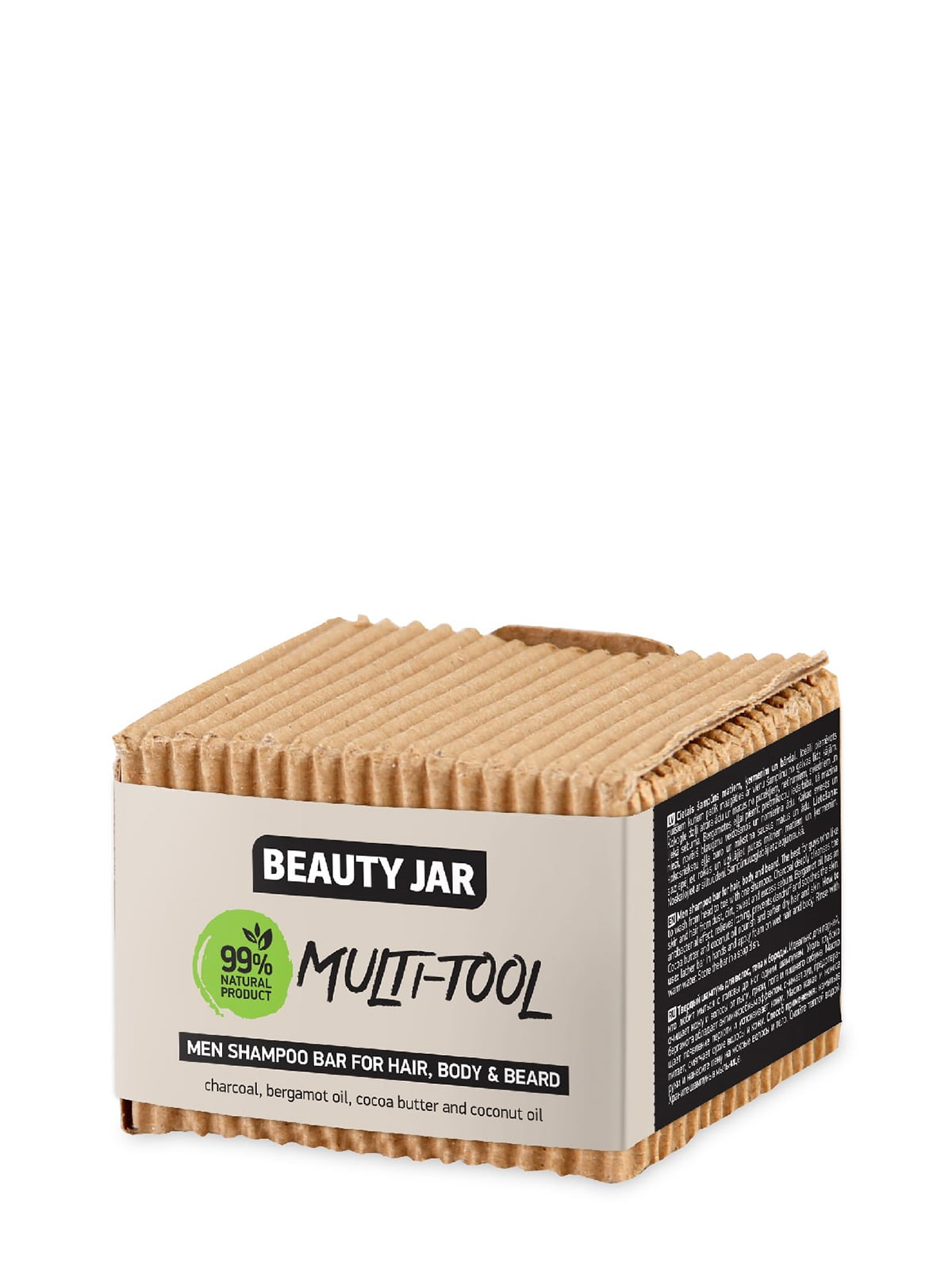 Шампунь чоловічий для волосся, тіла та бороди MultiTool Beauty Jar (60 г) | 6101546