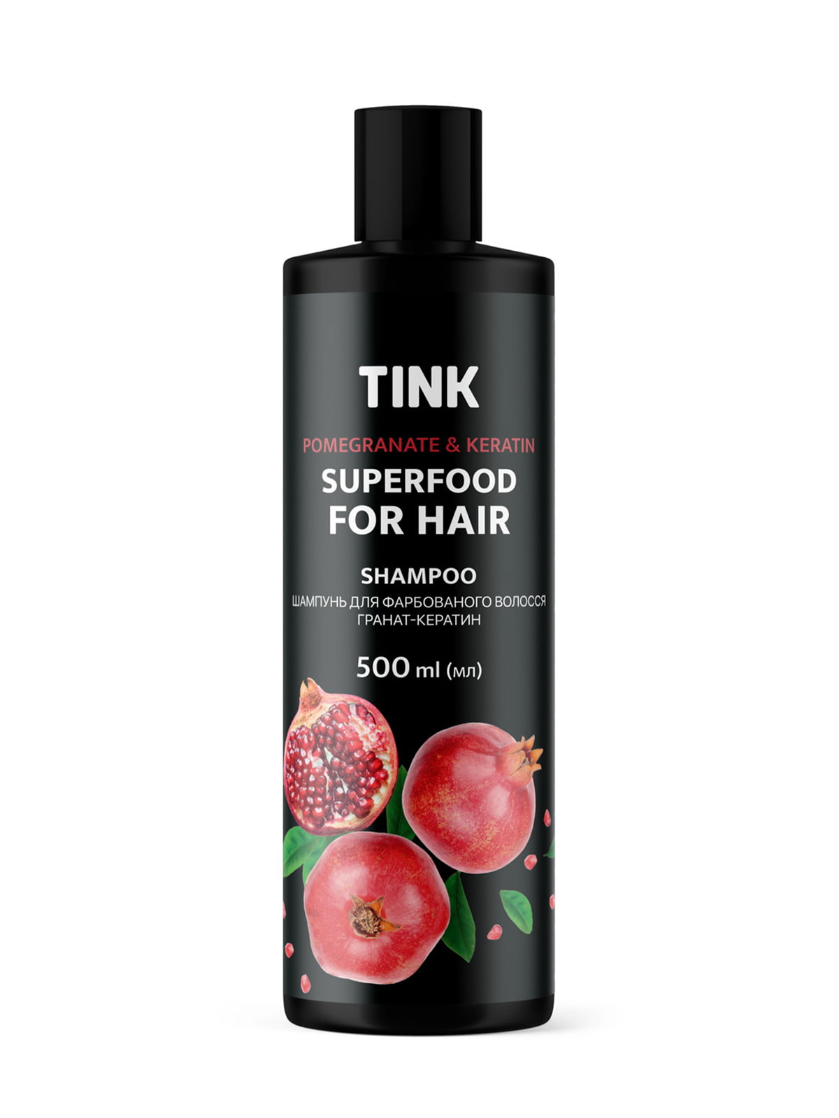 Шампунь для окрашенных волос Гранат-Кератин Tink (500 мл) | 6101702