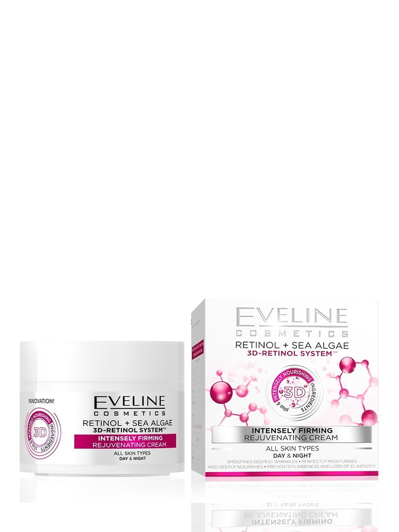 Крем Інтенсивний ліфтинг для всіх типів шкіри з активним ефектом омолоджуванняМорські водорості Eveline (50 мл) | 6101921