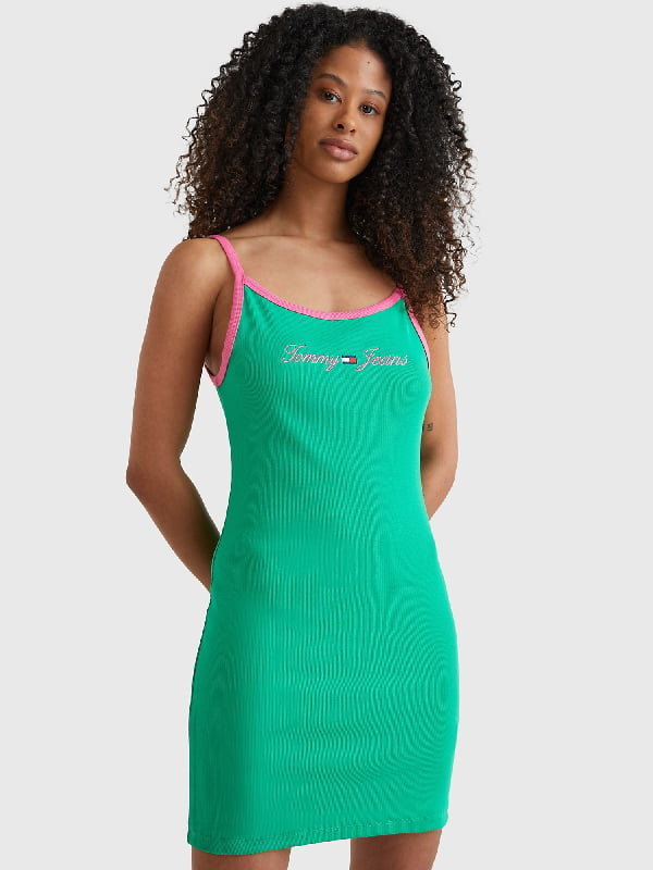 Платье-футляр зеленое | 6104122