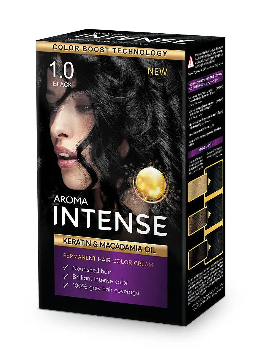 Краска для волос Aroma Intense 1.0 черный | 6104910