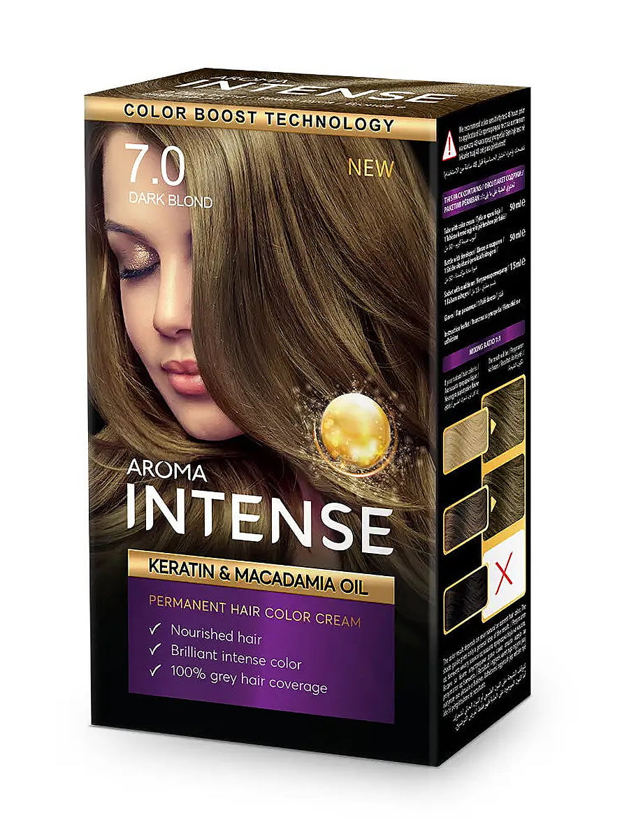 Фарба для волосся Aroma Intense 7.0 темно-блондинова. | 6104917