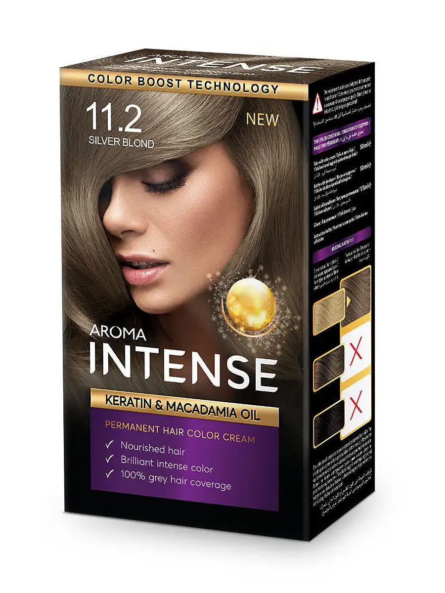 Фарба для волосся Aroma Intense 11.2 сріблясто-русявий | 6104922