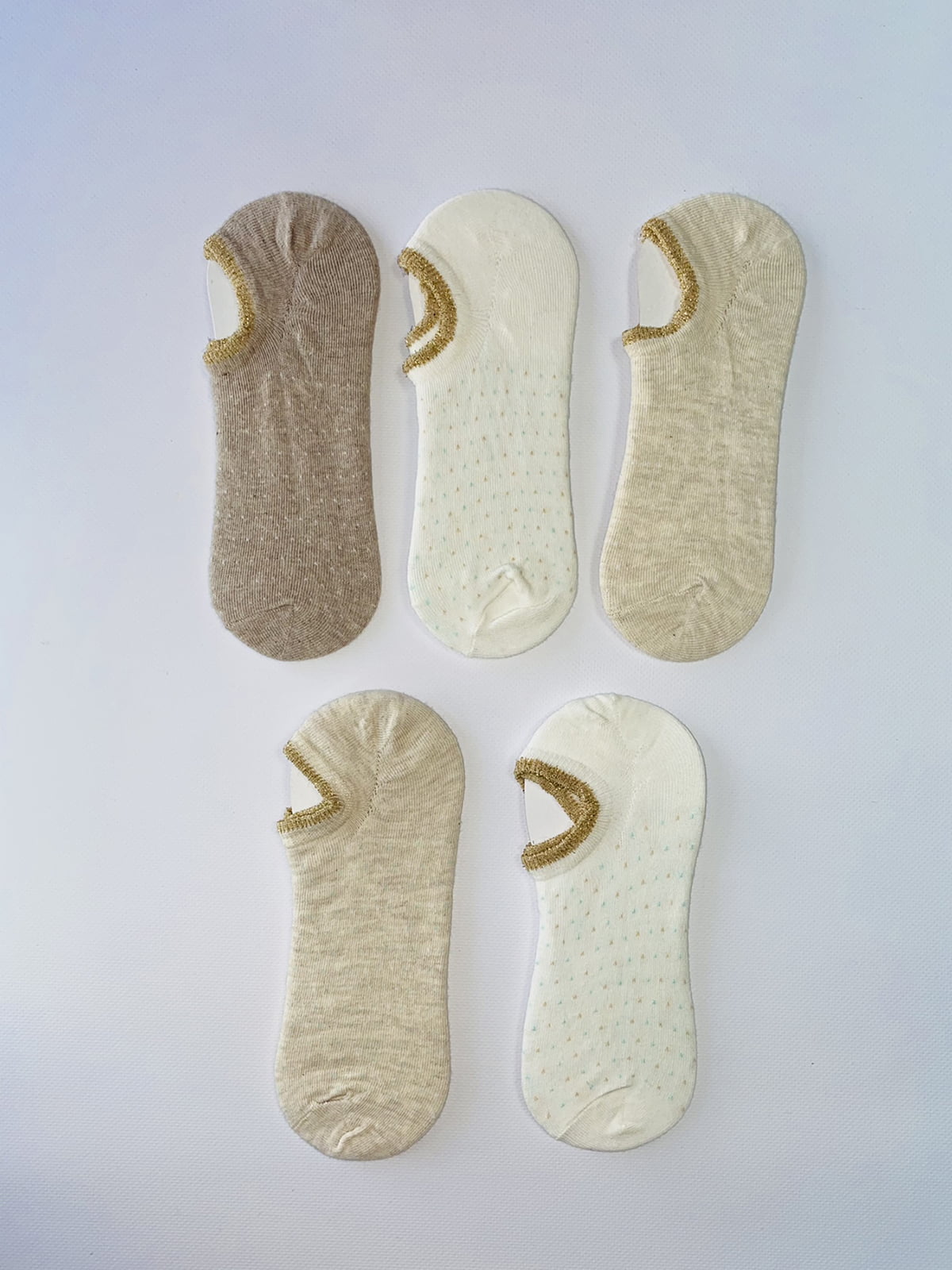 Шкарпетки короткі різнокольорові | 6124419