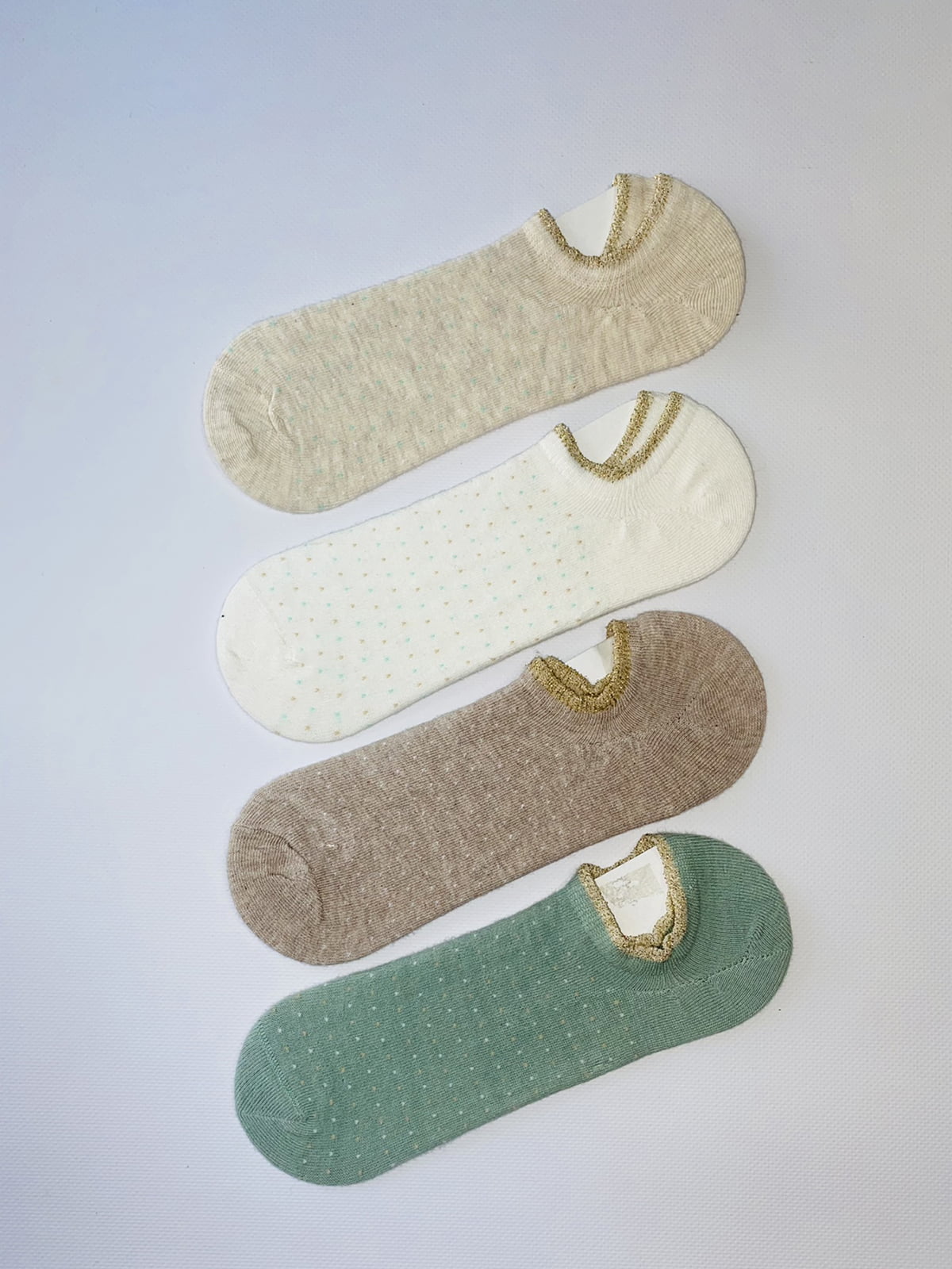 Шкарпетки короткі різнокольорові | 6124421