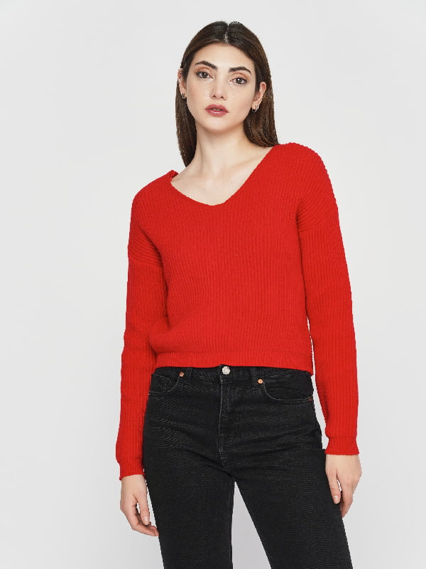 Пуловер красный | 6134216