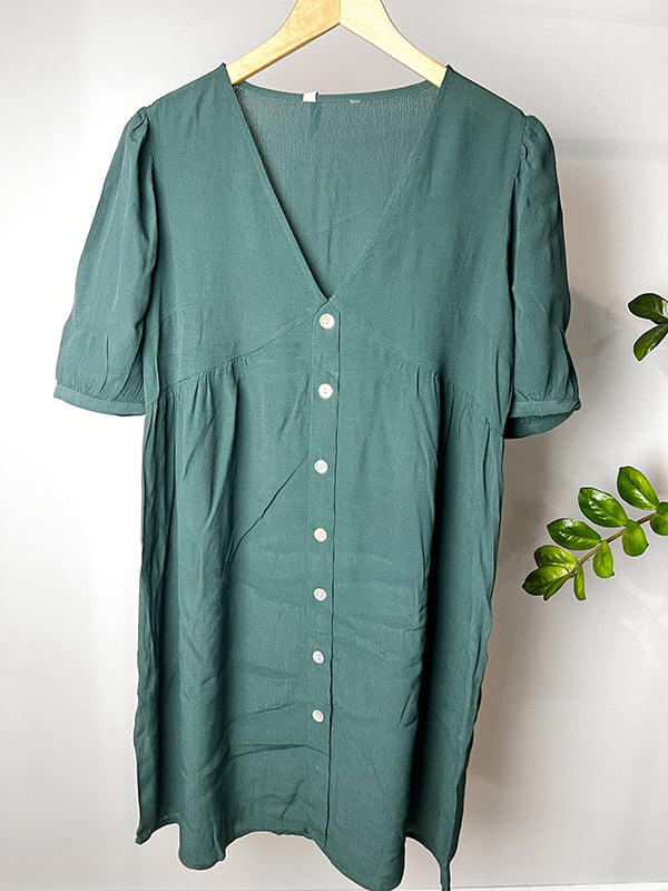 Сукня А-силуету зелена | 6246761