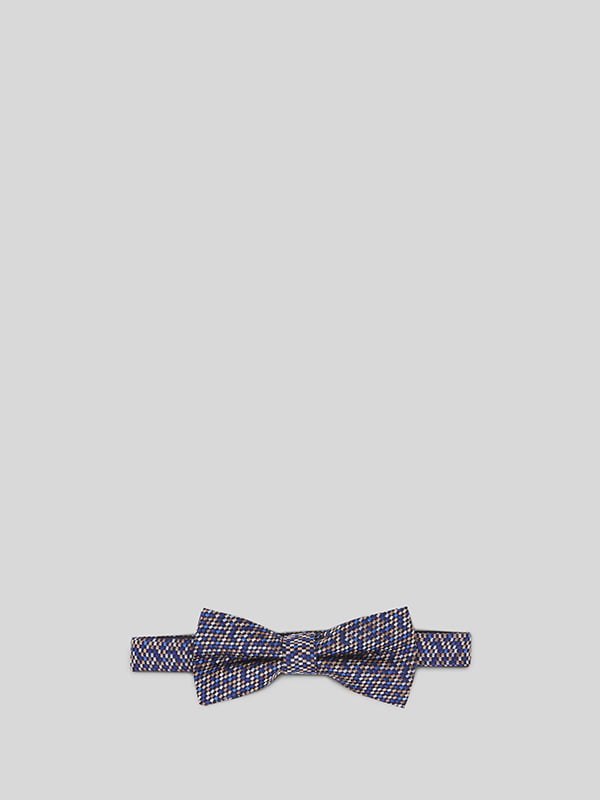 Краватка-метелик синій з візерунком | 6251979