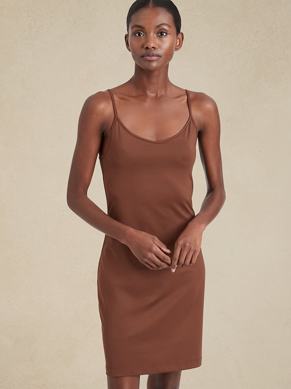 Платье домашнее коричневое | 6256253