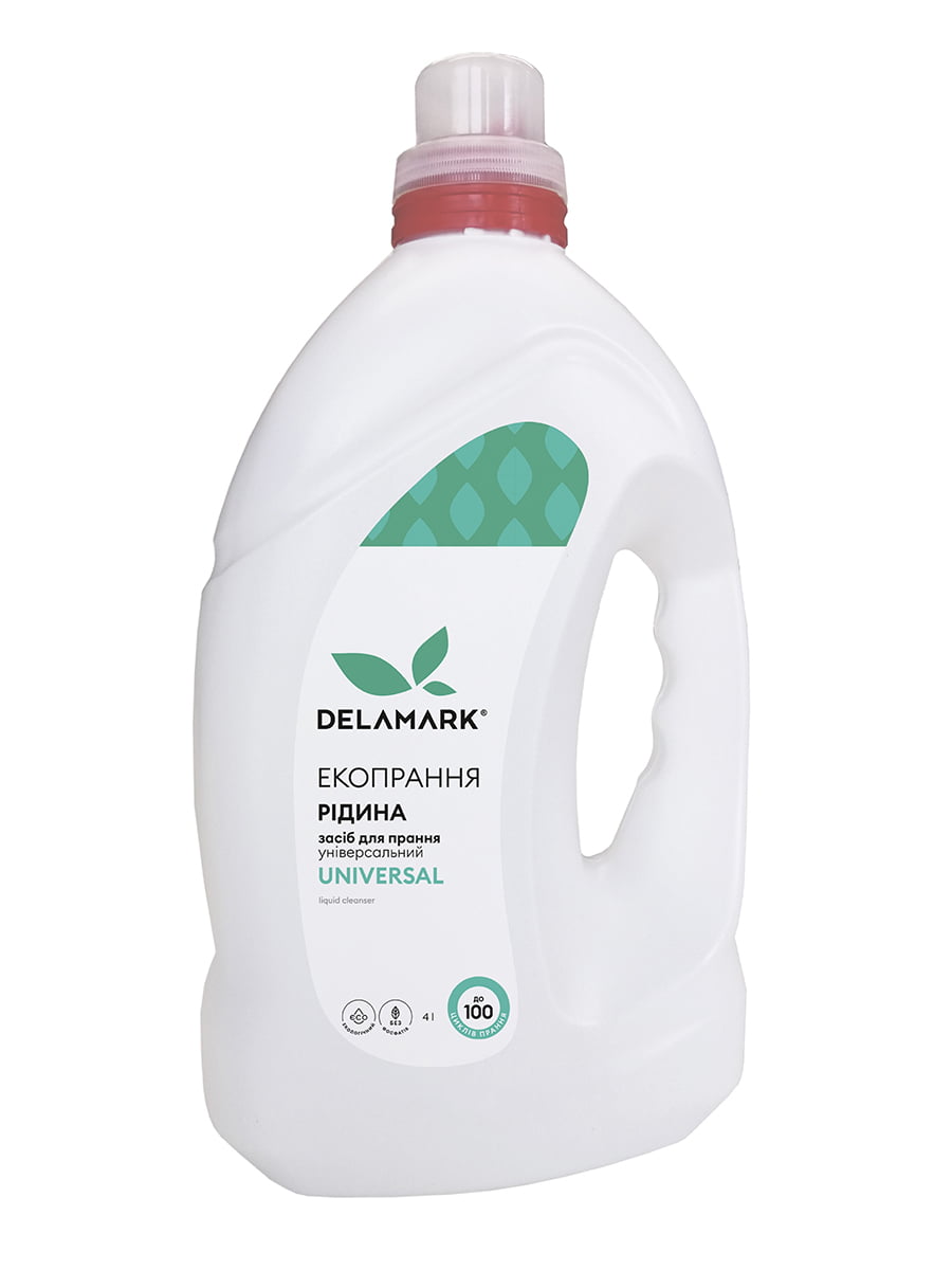 Концентрований безфосфатний засіб для прання Delamark Universal 4 л | 6263151