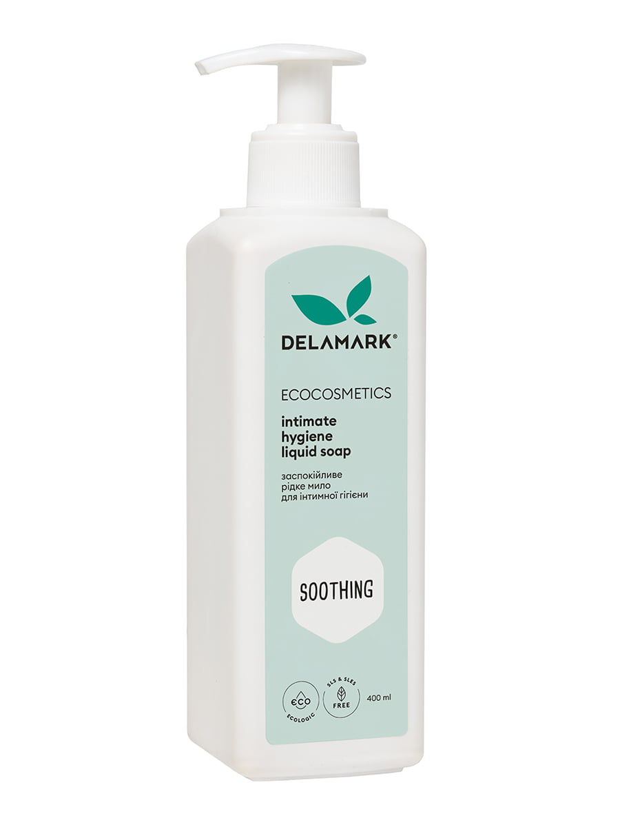 Жидкое мыло для интимной гигиены Delamark успокаивающее 400 мл | 6263237