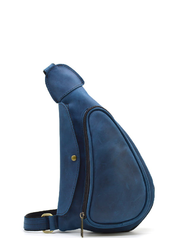 Сумка-рюкзак нагрудная синяя | 6265153