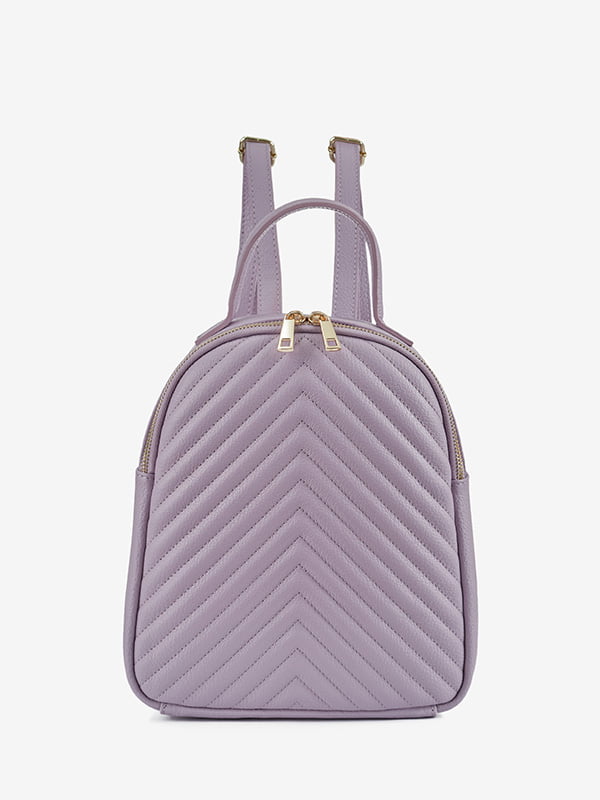 Рюкзак кожаный лиловый | 6268479