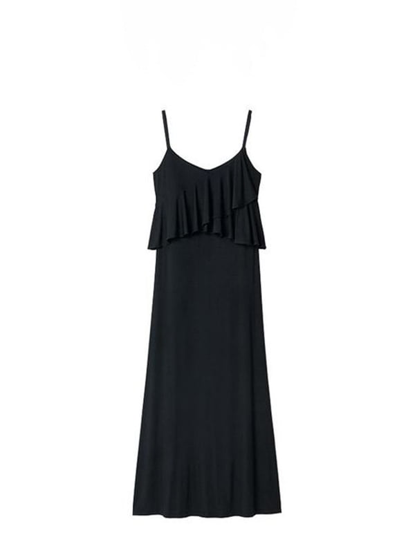 Платье А-силуэта черное | 6270763