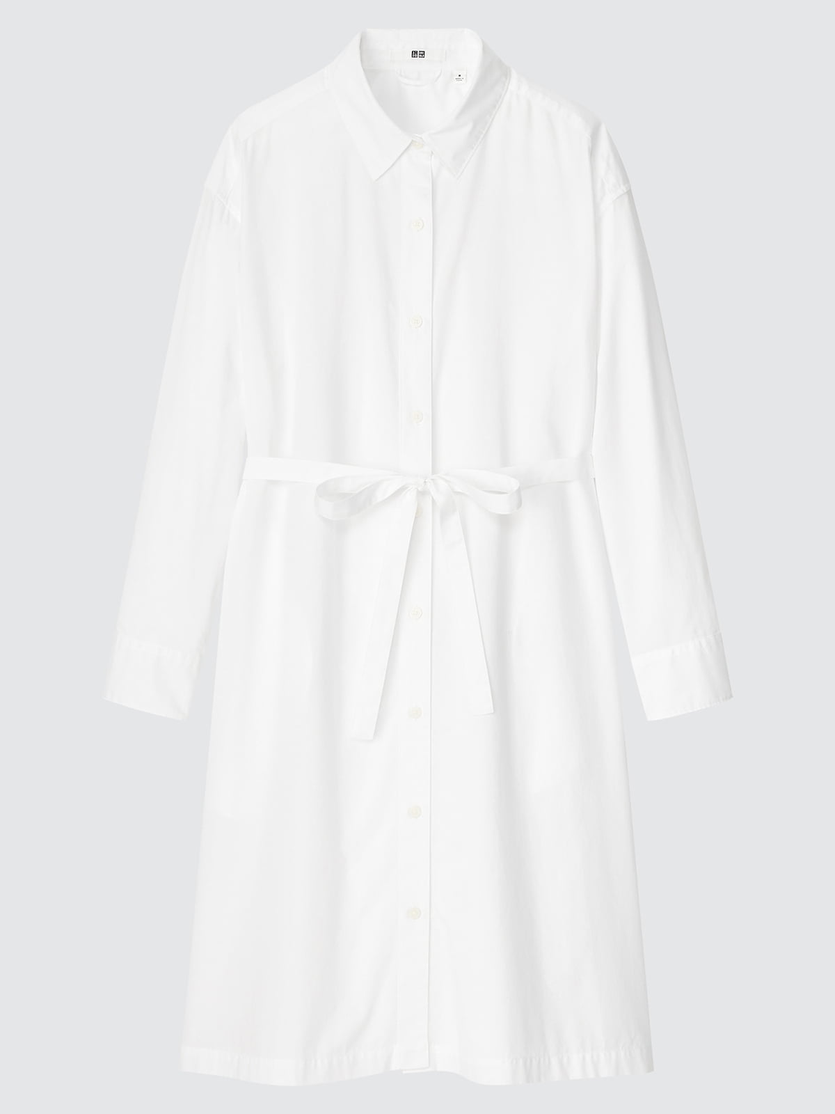 Платье-рубашка белое | 6273005