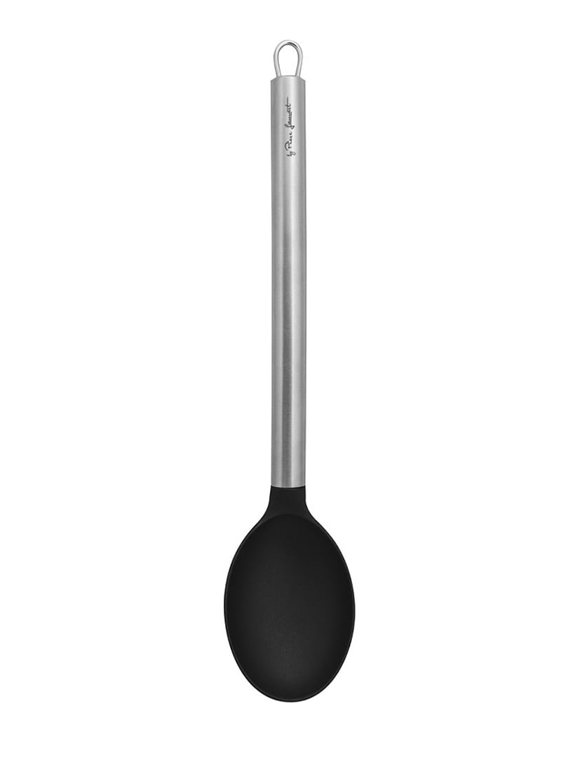 Ложка кухонна пластикова зі сталевою ручкою | 6278793