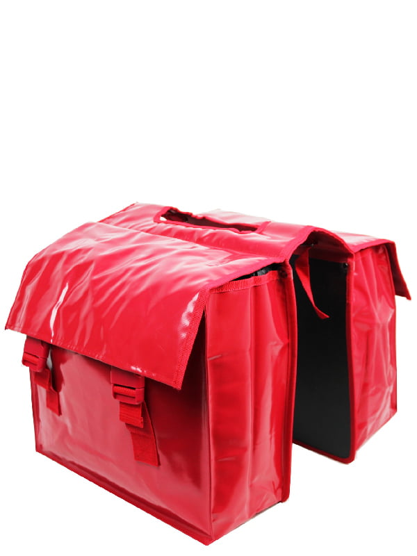 Велосипедна сумка на багажник червона 40 л | 6277633