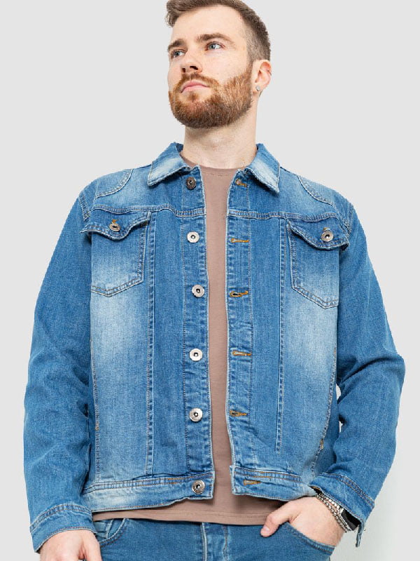 Куртка джинсовая синяя | 6286444