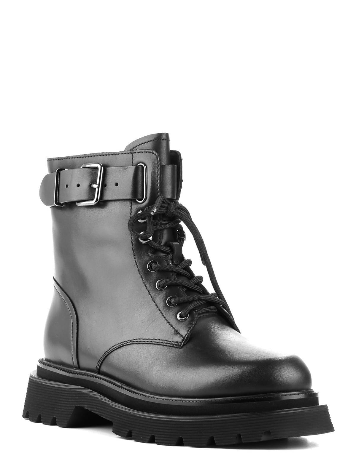 Ботинки кожаные черные | 6291360