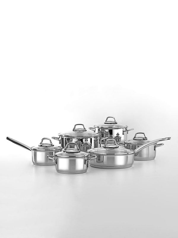 Набор посуды из 12 предметов pierro Nois нержавеющая сталь | 6294446