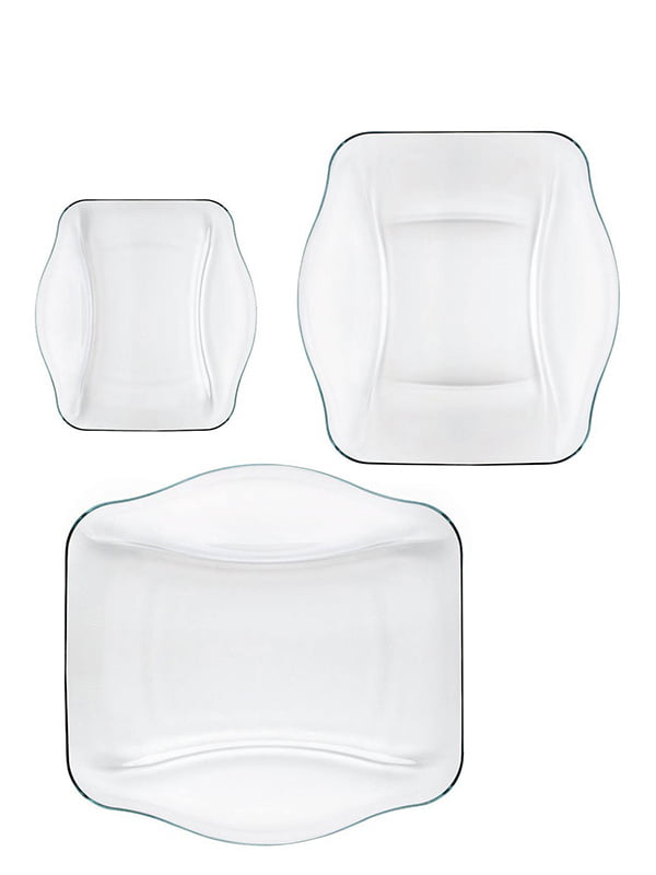 Набор стеклянных тарелок You me (6 предметов) | 6294503