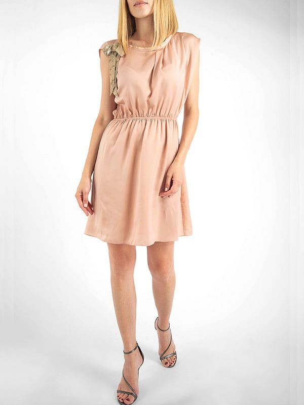 Платье А-силуэта розовое | 6297040