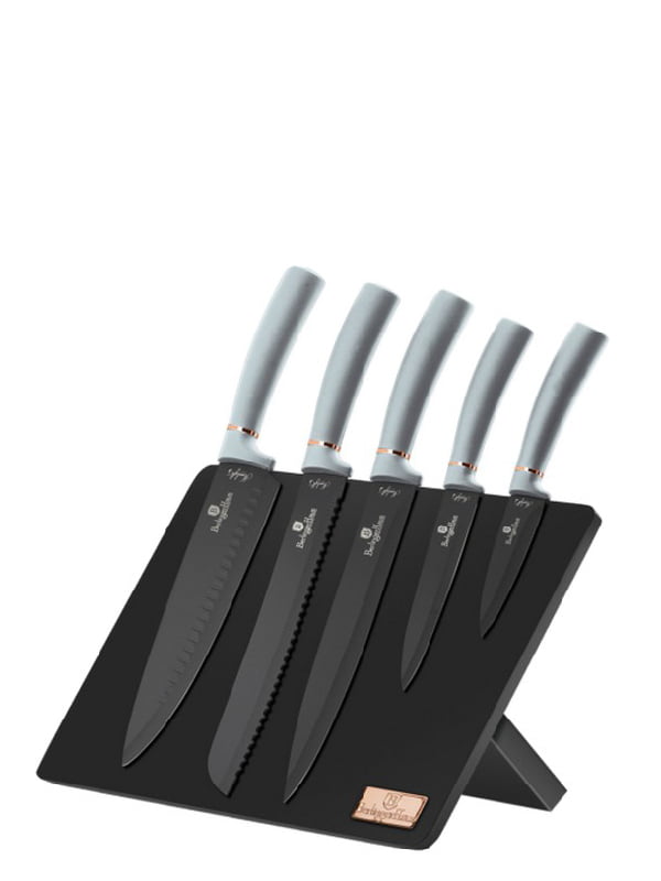 Набір ножів на магнітній підставці Haus Moonlight Edition 6 предметів | 6310120
