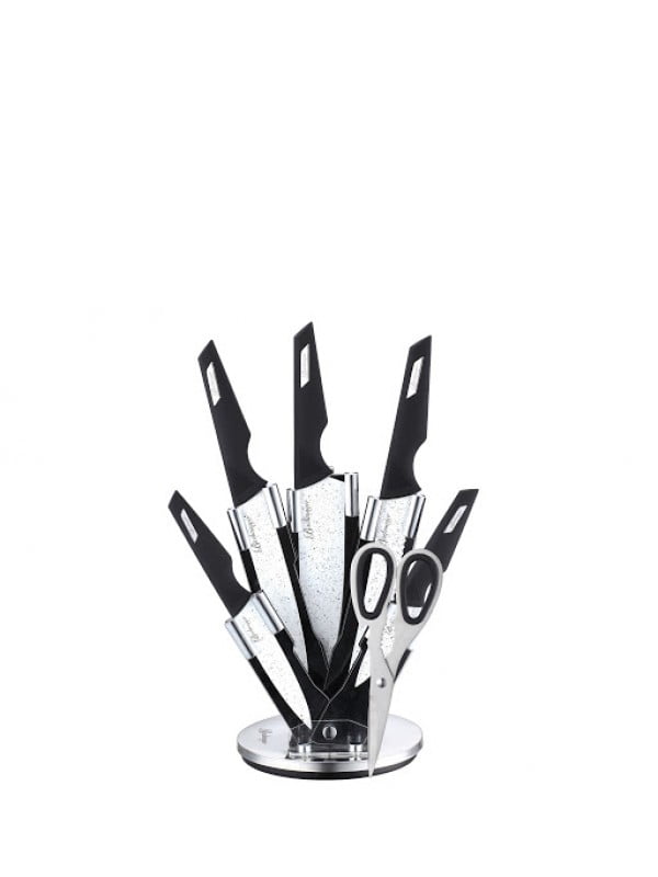 Набір ножів з мармуровим покриттям 7 предметів | 6314350
