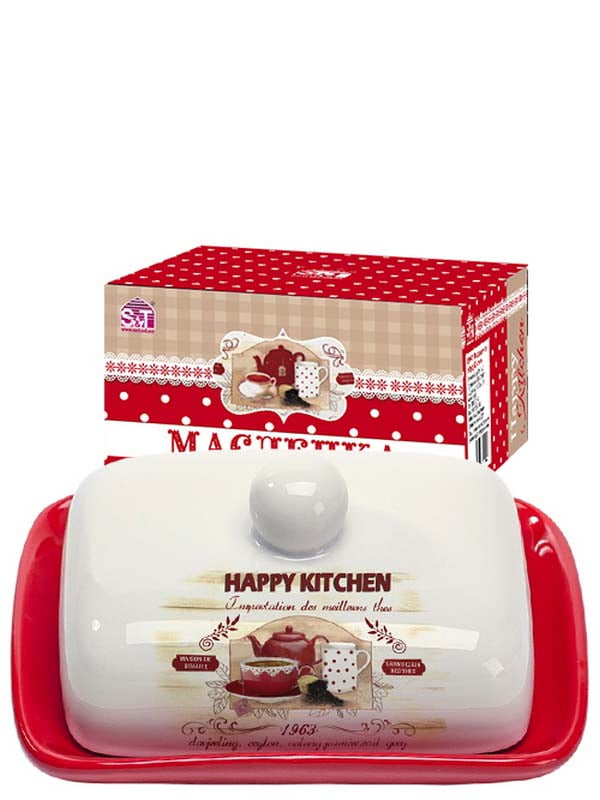 Маслянка 13х17 см Happy Kitchen | 6321149