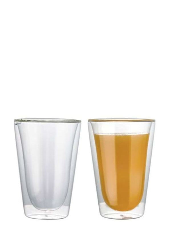 Набір скляних склянок із подвійними стінками 2 шт 360 мл | 6323009