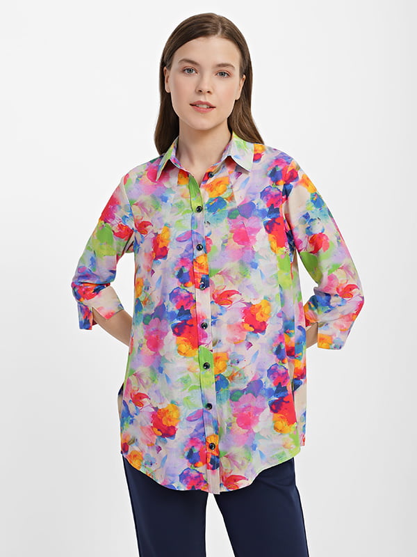 Рубашка абстрактной расцветки | 6326064