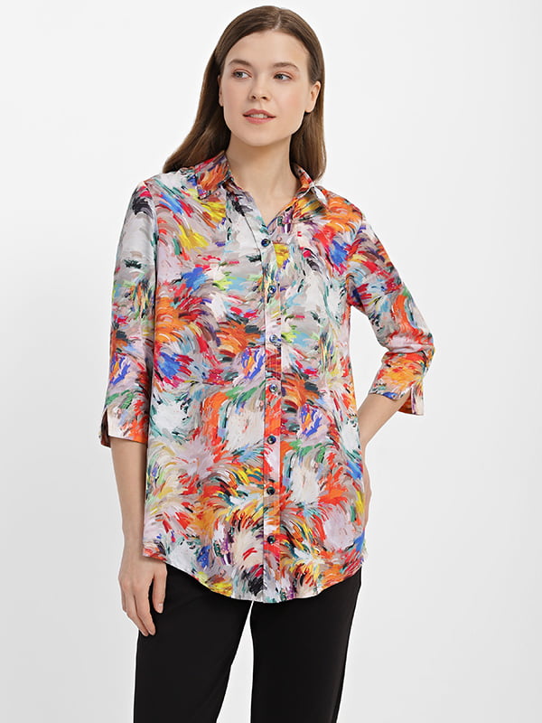 Рубашка абстрактной расцветки | 6326065