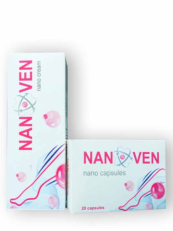 Комплекс від варикозу: крем та капсули “Nanoven” (Нановен) | 6333546