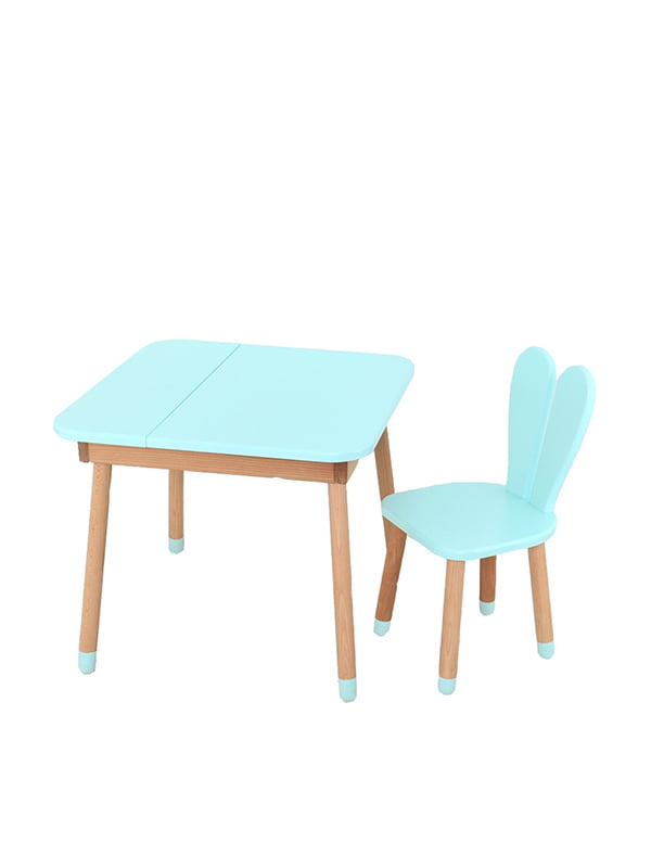 Стол со стульчиком, бирюзовый | 6354484