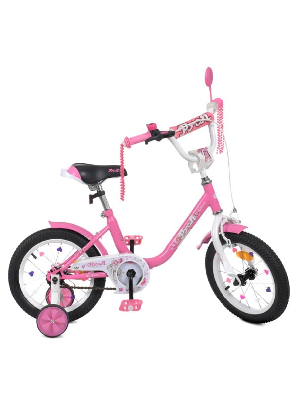 Велосипед дитячий рожевий (14 дюймів) | 6359815