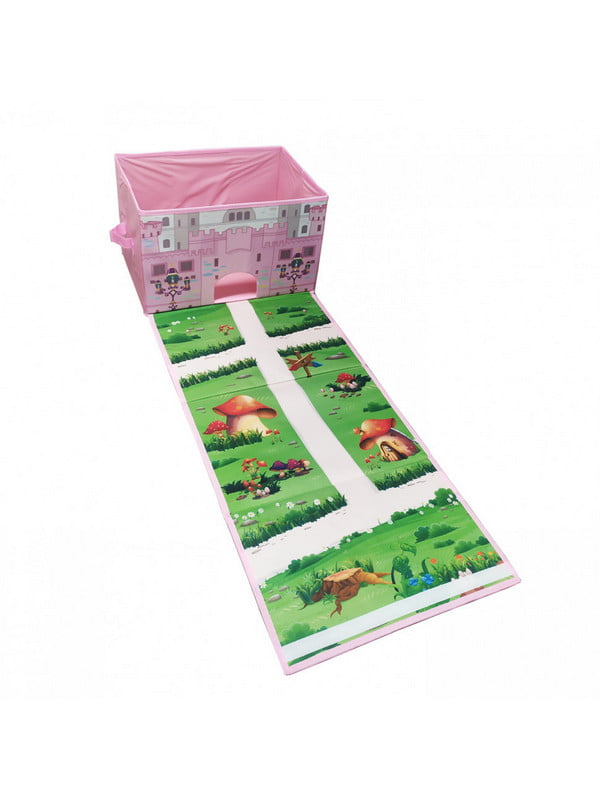 Кошик для іграшок з ігровим килимком 75 см (Замок) | 6361512