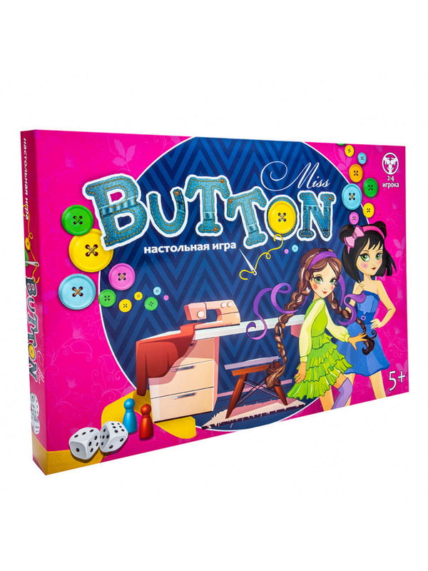 Настольная Игра-бродилка "Miss Button" | 6361859