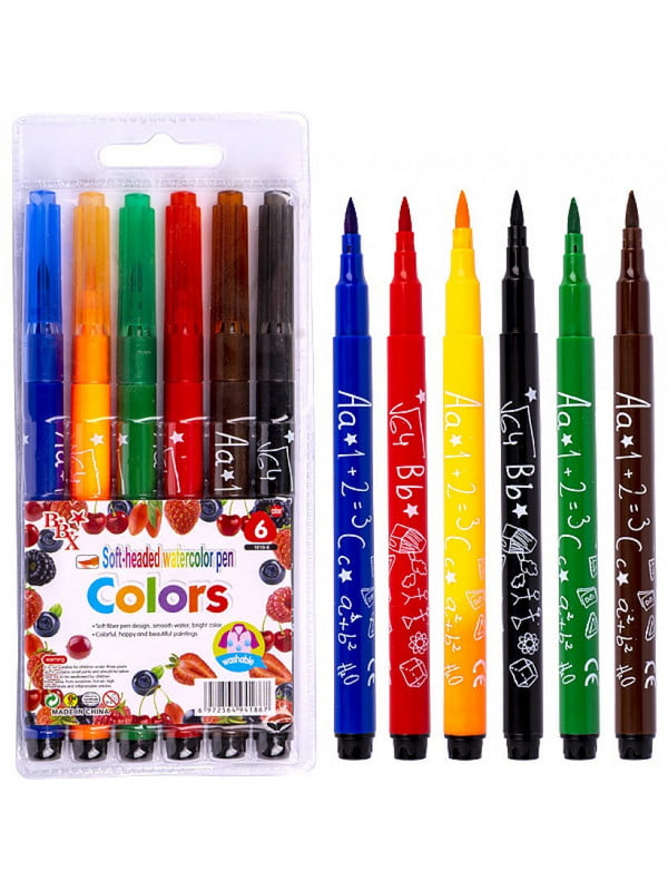 Набір фломастерів 6 кольорів "Colors" | 6362310