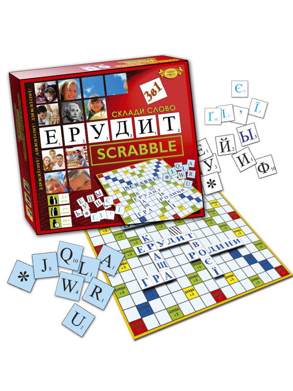 Игра "Составь слово. Эрудит (Scrabble)" | 6364082