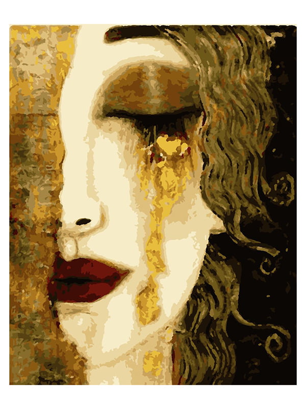 Картина за номерами Золоті сльози (з золотою фарбою) (50x60 см) | 6366150