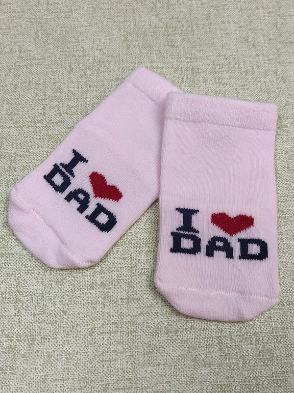Шкарпетки рожеві з малюнком | 6367040