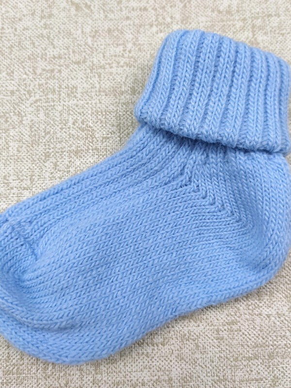 Шкарпетки блакитні махрові | 6367229